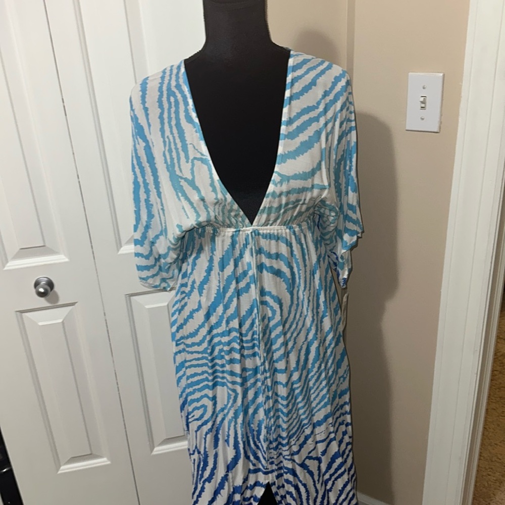Aqua Maxi Dress